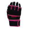 X-Fitness XF3000 Gel Boxing MMA Kickboxing Cross Training Handwrap Gloves-BLK/PINK