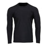 X-Fitness XFM7000 Men's Black Long Sleeve Compression Rash Guard Athletic Shirt- MMA, BJJ, Wrestling, Cross Training