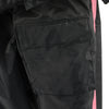 NexGen Ladies XS5001 Black and Pink Water Proof Rain Suit with Reflective Piping