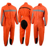 NexGen Men’s XS5004 Orange Hi-Viz Water Proof Rain Suit with Reflective Panels