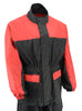 NexGen Ladies XS5031 Red and Black Water Proof Rain Suit with Cinch Sides