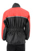 NexGen Ladies XS5031 Red and Black Water Proof Rain Suit with Cinch Sides