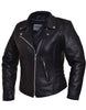 Tall Ladies Traditional Braided Motorcycle Jacket