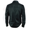 Leather motorcycle lightweight shirt - western biker club soft leather shirt - HighwayLeather