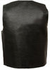 Gun pocket traditional leather vest - HighwayLeather