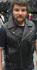 OLD SCHOOL LEATHER VEST - HighwayLeather