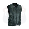 Swat Team bullet proof style Biker club Leather Vest-Police vest - HighwayLeather