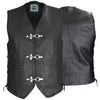Highway Leather Heavy Metal Rocker Braid Waistcoat Motorcycle Vest SKU # HL11650 - HighwayLeather