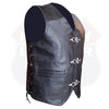 Highway Leather Heavy Metal Rocker Braid Waistcoat Motorcycle Vest SKU # HL11650 - HighwayLeather