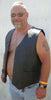 Men's Motorcycle Leather Vest - The Classic Plain SKU # HL11600SPT - HighwayLeather