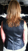The Fairmont Ladies Black Vest - HighwayLeather