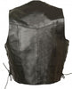 Toddler leather vest - string side - HighwayLeather