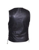 Men's Durango Gray Ultra Motorcycle Leather Vest - HighwayLeather