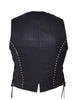Ladies Premium Studded Leather Motorcycle  Vest - HighwayLeather