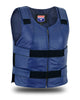 NAVY BLUE BULLET PROOF LEATHER VEST SKU#HL11643NAVYBLUE48 - HighwayLeather