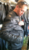 Tall vented racer leather motorcycle jacket- (longer sleeve & back length) - HighwayLeather