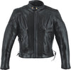 Vented racer leather motorcycle jacket - HighwayLeather