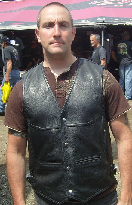 DAKOTA DEEP POCKET MOTORCYCLE VEST - HighwayLeather