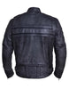 Men's Tombsotne Grey Striped Motorcycle Jacket - HighwayLeather