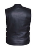 Men's Premium Leather Swat Style Zippered Motorcycle Vest - HighwayLeather