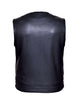 Men's Premium SOA Style Collarless Motorcycle Club Vest - HighwayLeather