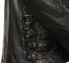 Women's Racer Style Jacket w/ Side Buckles - HighwayLeather