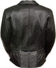 Ladies leather Jacket with Braid & Stud Back Detailing - HighwayLeather