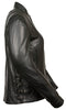 Women's Racer Style Jacket w/ Side Buckles - HighwayLeather