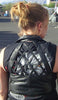 Criss cross top - Women biker top - HighwayLeather