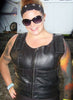 WOMEN BLACK BULLET PROOF LEATHER VEST - HighwayLeather