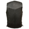 Men's Classic Side Lace Biker Vest Tall - HighwayLeather