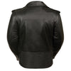 Ladies Full Length Traditional Leather Police Jacket - HighwayLeather