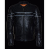 Men's Sporty Scooter Crossover Jacket - HighwayLeather