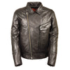 Men's Side Set Belt Utility Pocket M/C jacket - HighwayLeather