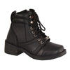Kids Side Zipper Lace to Toe Boot - HighwayLeather