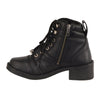 Kids Side Zipper Lace to Toe Boot - HighwayLeather