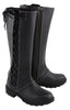 Women's 17" Lace Side Boot W/ Contrast Stitching - HighwayLeather