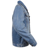Men's Classic Denim Jean Pocket Jacket w/ Gun Pockets - HighwayLeather
