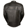 Men's Reflective Band & Piping Scooter Jacket - HighwayLeather