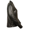 Women's Racer Style Jacket w/ Side Buckles - HighwayLeather