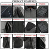 Women Black 3/4 Hooded Leather Jacket with Side Stetch Fit - HighwayLeather