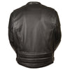 Men's Vented Scooter Jacket w/ Kidney Padding - HighwayLeather