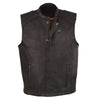 Men's Zipper Front Vest w/ Heated Technology - HighwayLeather