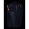 Men's Zipper Front Vest w/ Heated Technology - HighwayLeather
