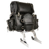 Two Piece Studded Touring Pack Sissy Bar Bag (18X12X9) - HighwayLeather