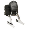 Combination PVC & Textile Rear Rack Bag (12X9X7) - HighwayLeather