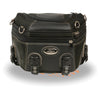 Combination PVC & Textile Rear Rack Bag (12X9X7) - HighwayLeather
