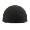 MPH DOT Half Helmet w/ Carbon Fiber Look Matte Black - HighwayLeather