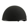 MPH DOT Half Helmet w/ Carbon Fiber Look Matte Black - HighwayLeather