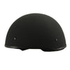 MPH DOT Half Helmet w/ Carbon Fiber Look Matte Black - HighwayLeather